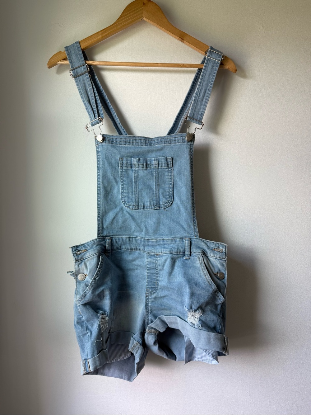 Wax Jean Light Blue Denim Overalls